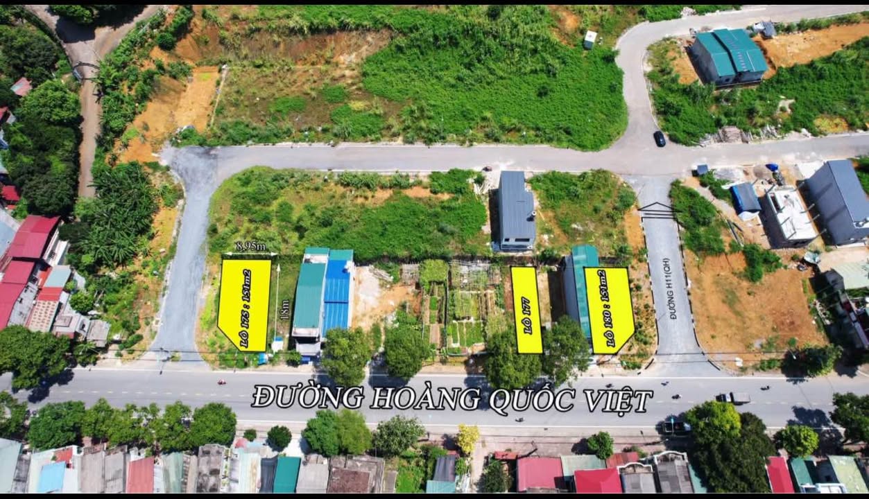 Đất lô góc 2 mặt tiền đường Hoàng Quốc Việt 151m² giá 3.15 tỷ - Đầu tư sinh lời ngay!