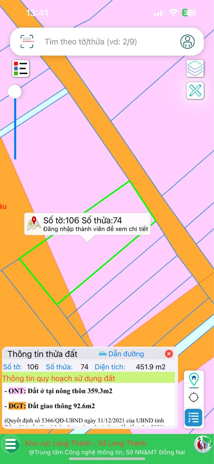 Đất nền Lộc An, Long Thành 451m² giá 3 tỷ - Cơ hội đầu tư hấp dẫn!