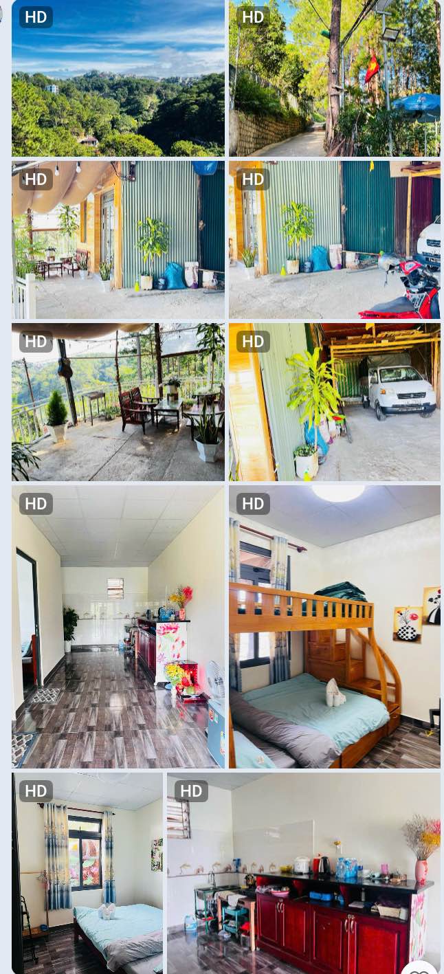 Nhà cho thuê Đà Lạt 2PN giá 7 triệu - Không gian yên tĩnh gần gũi thiên nhiên!