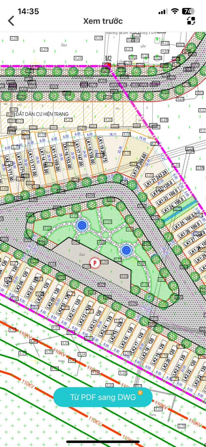 Đất nền Rừng Thông Đông Sơn 120m² giá 1.1 tỷ - View công viên tuyệt đẹp!