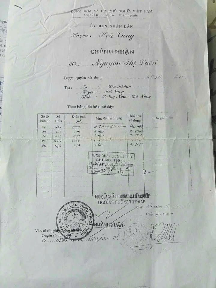 Đất nền Liên Chiểu Đà Nẵng 130m² giá 500 triệu - Cơ hội đầu tư tuyệt vời!