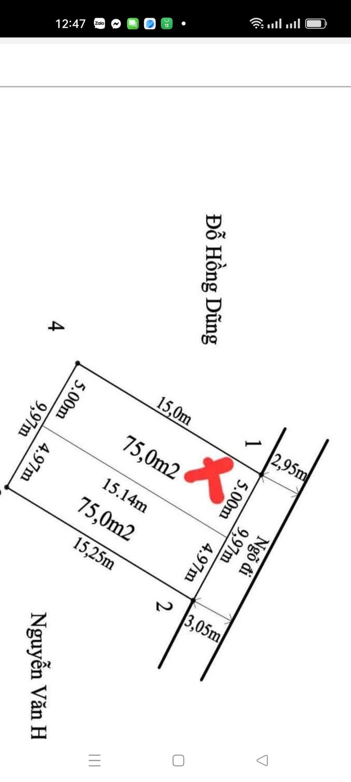 Đất nền 75m² đường Kiều Trung Hồng Thái An Dương chỉ 1.27 tỷ - Cơ hội đầu tư hấp dẫn!