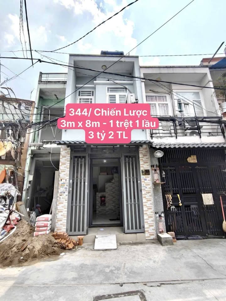 Nhà riêng 344/9 Chiến Lược, Bình Tân 24m² giá 3.2 tỷ - Khu dân cư sầm uất!