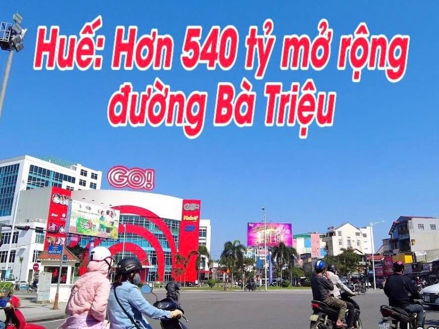 Đất mặt tiền Bà Triệu, Huế 78m² giá 14.5 tỷ - Cơ hội vàng đầu tư!