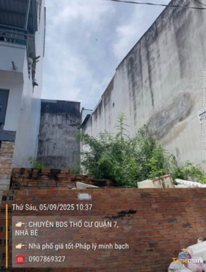 Đất thổ cư 64m² tại Huỳnh Tấn Phát, Nhà Bè - Giá chỉ 4 tỷ, đầu tư sinh lời ngay!