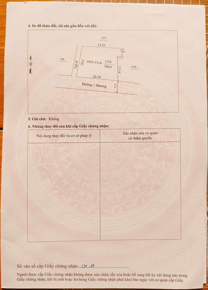 Đất 2 mặt tiền 500m² tại Quảng Văn - Giá chỉ 1 tỷ!