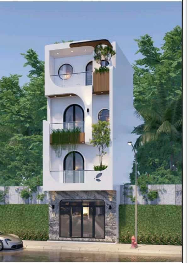 Nhà mặt đường KĐT Mỹ Trung, Nam Định 60m² giá 5.2 tỷ - Thiết kế hiện đại, ở ngay!