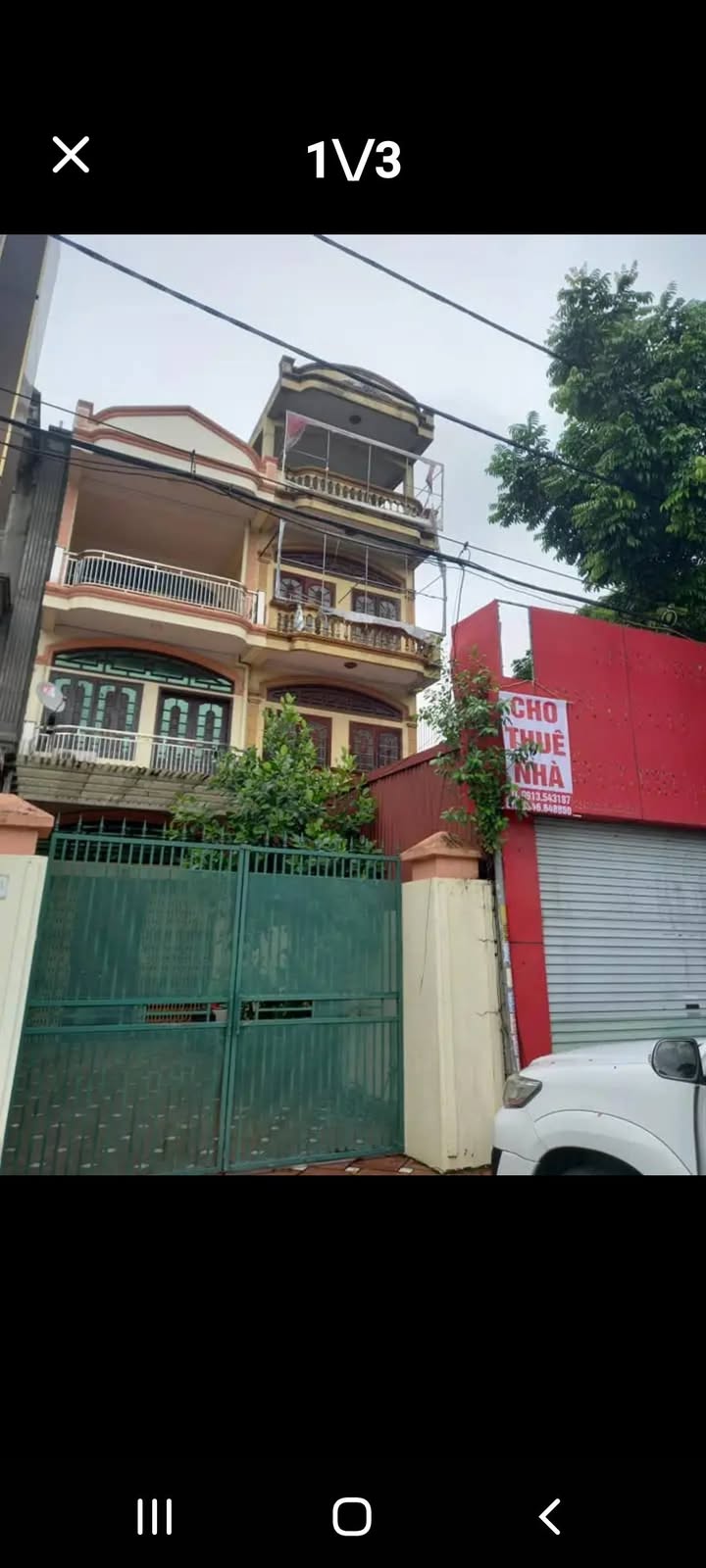 Cho thuê nhà mặt đường Nguyễn Bỉnh Khiêm 150m² - Phù hợp làm kho và văn phòng