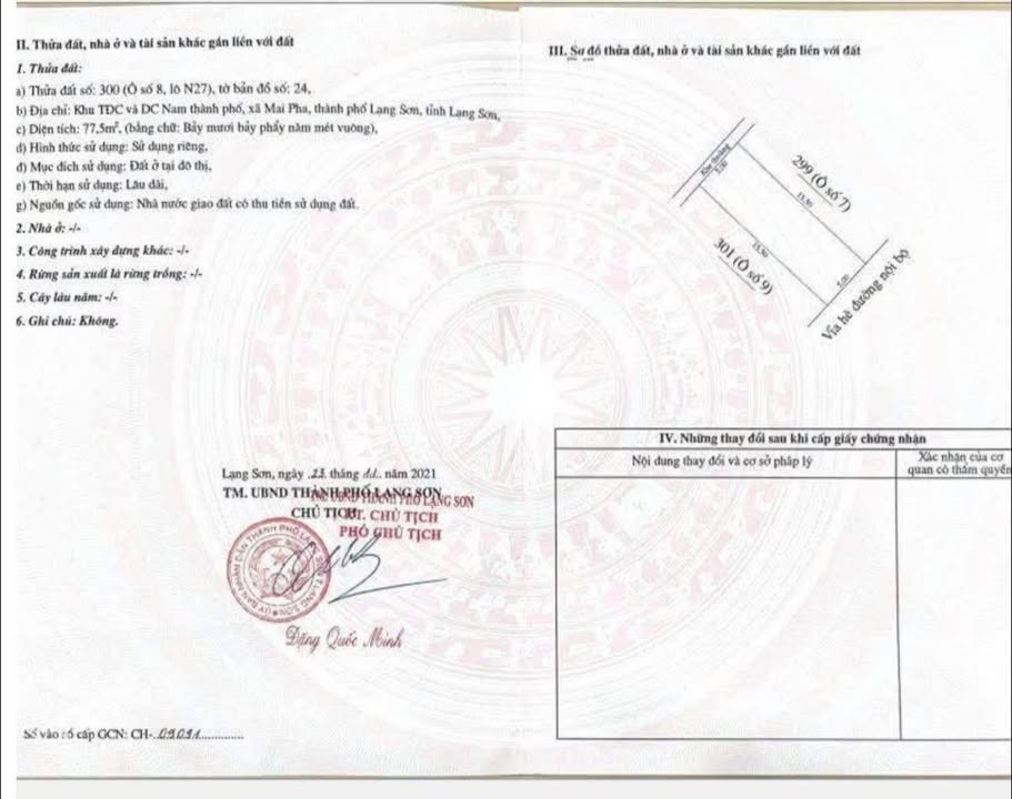 Đất thổ cư Mai Pha Lạng Sơn 77.5m² giá 2 tỷ - Đầu tư sinh lời ngay!