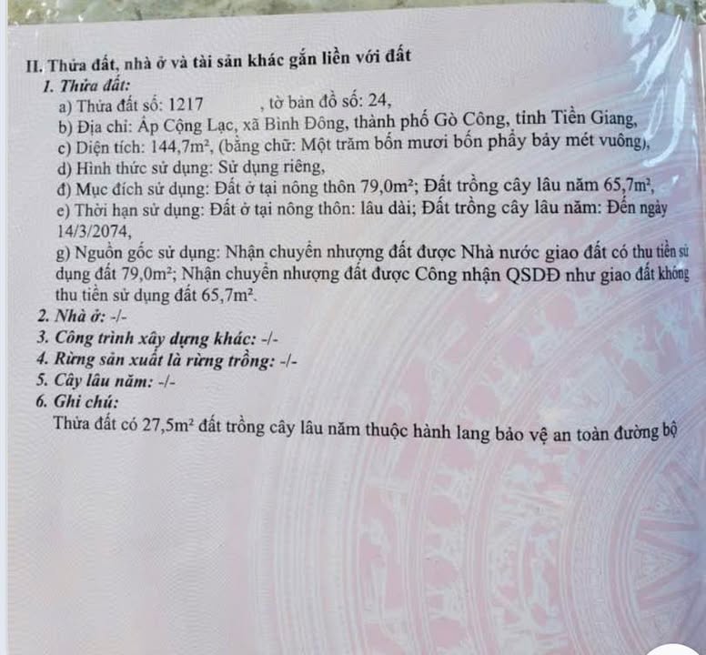Nhà mới 144.7m² tại Phường Sơn Qui, Gò Công chỉ 720 triệu - Sẵn sàng vào ở!