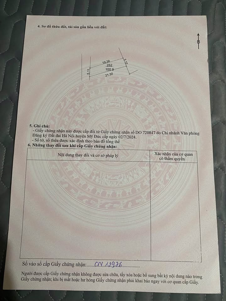 Đất nền 100m² xã An Phú, Mỹ Đức chỉ 950 triệu - Sổ đỏ chính chủ giao ngay!