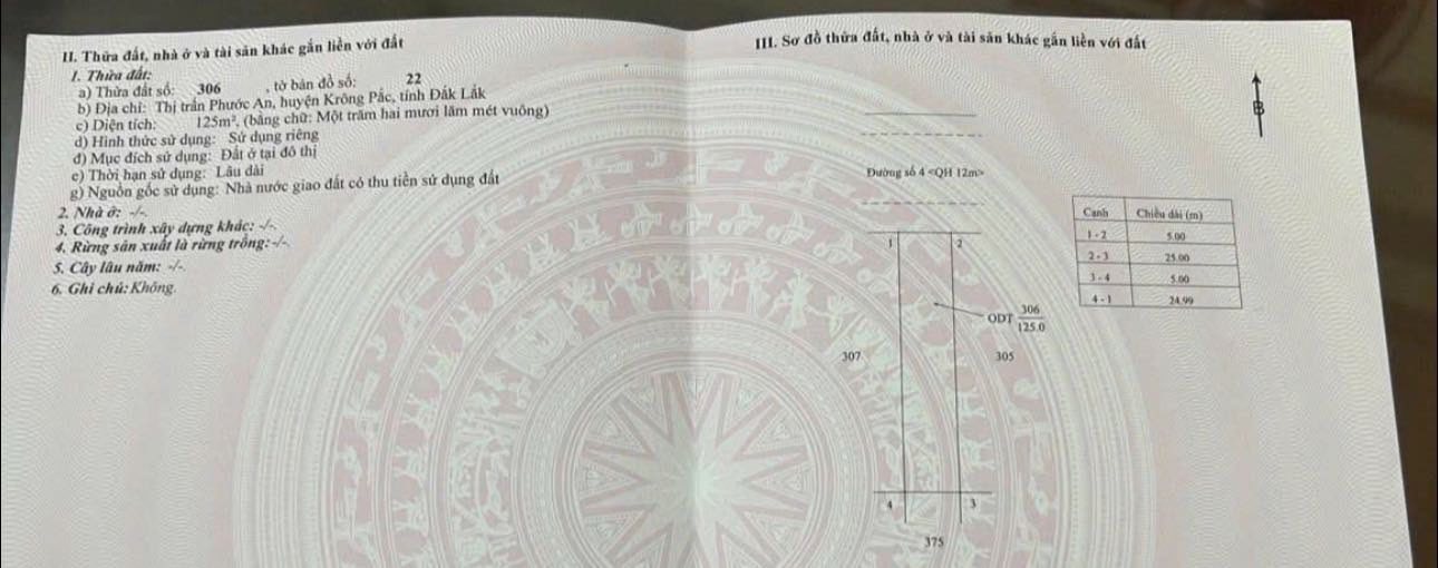 Đất nền liền kề 250m² đường Số 4, huyện Krông Pắc - Giá chỉ 1.7 tỷ!