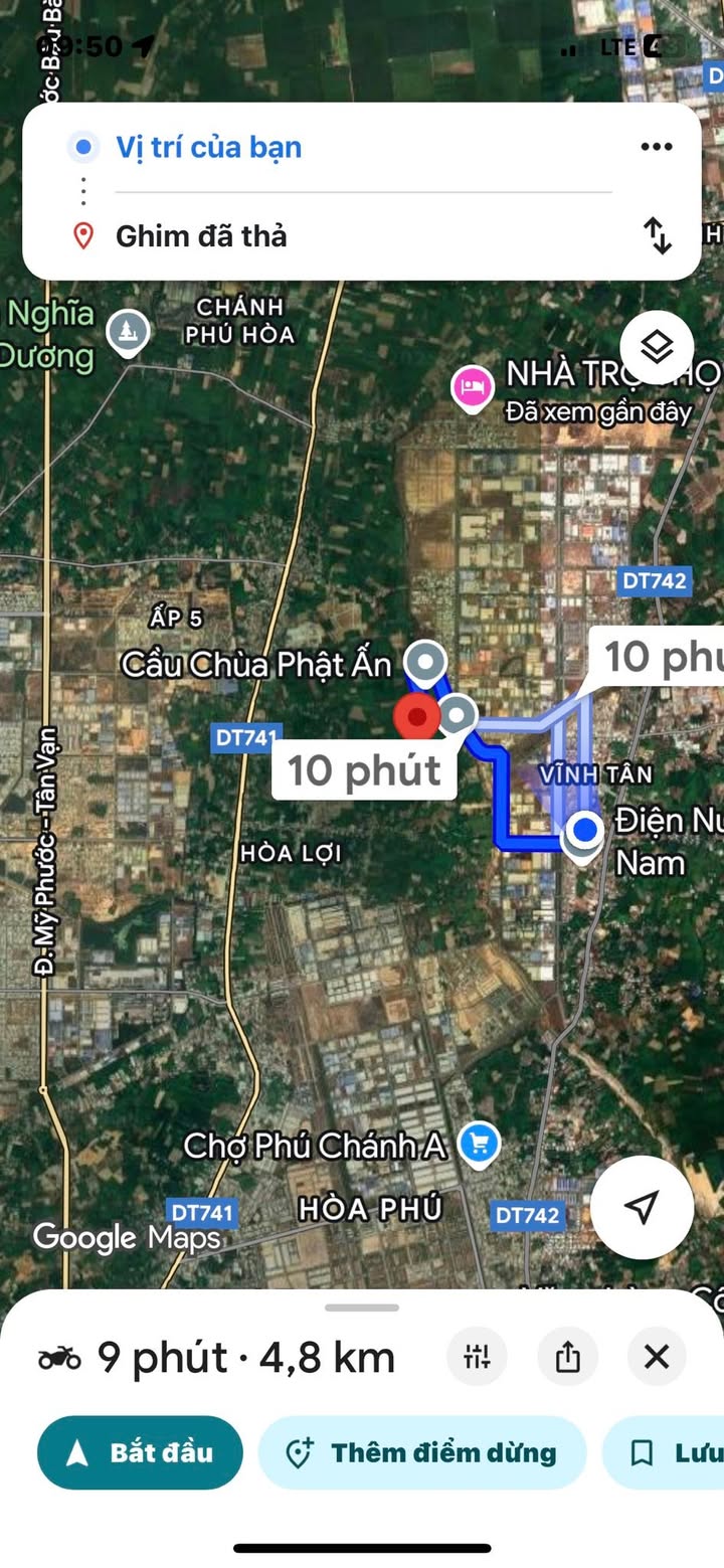 Đất nền Hòa Lợi, Bến Cát 327m² giá chỉ 950 triệu - Cơ hội đầu tư lý tưởng!