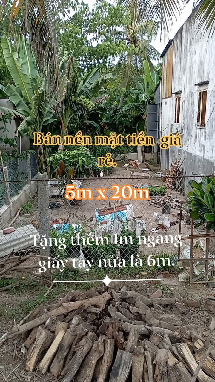 Đất nền mặt tiền đường Liên Xã Vĩnh Hòa 100m² giá chỉ 400 triệu - Cơ hội đầu tư tuyệt vời!