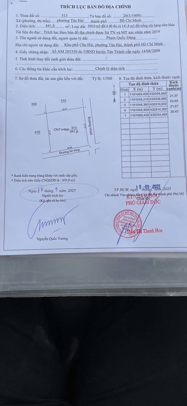 Đất nền Tân Hải, Phú Mỹ 129m² - Lô góc 2 mặt tiền, giá thỏa thuận!