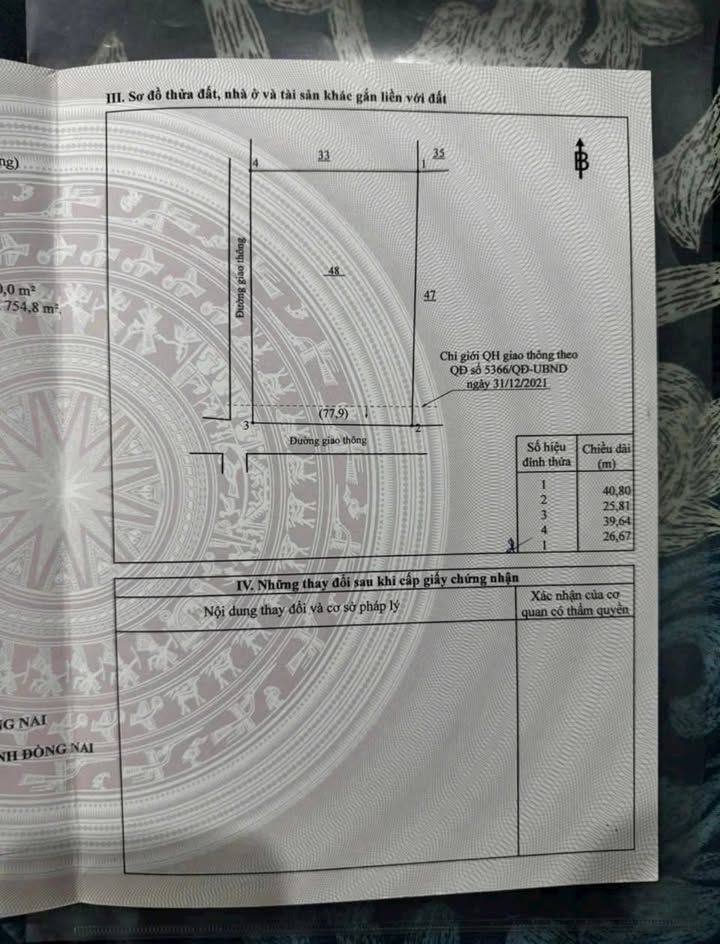 Bán đất 2 mặt tiền Bình Sơn 1.054m² giá 9.2 tỷ - Cơ hội vàng cho nhà đầu tư!