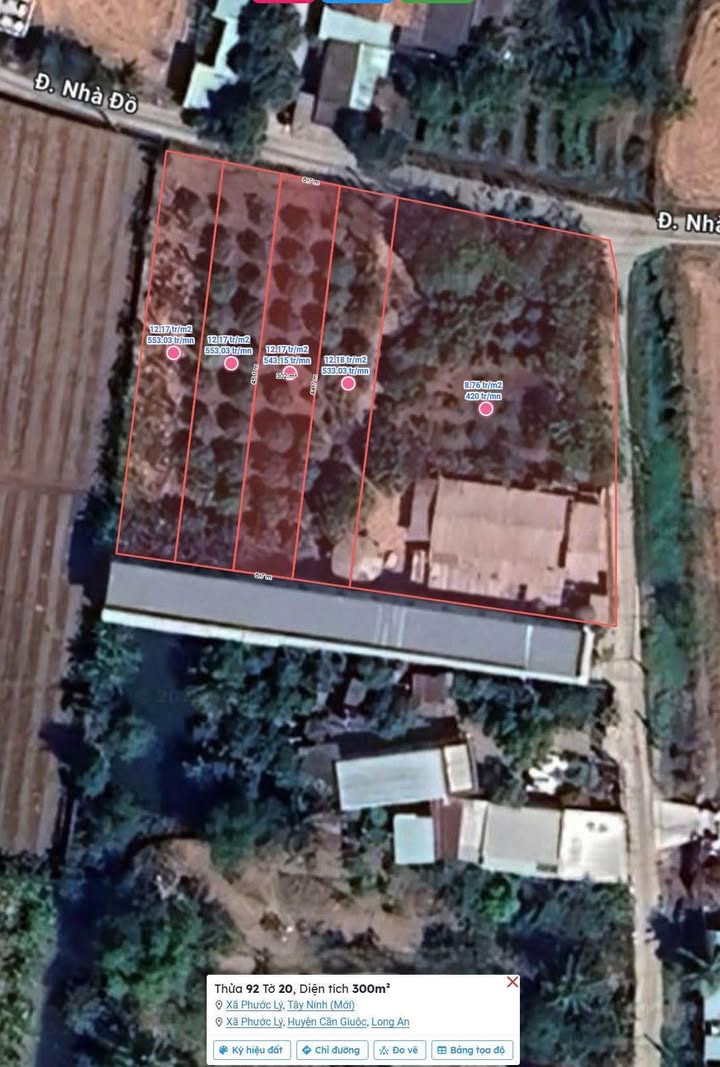 Đất nền Phước Lý, Cần Giuộc 300m² giá chỉ 3 tỷ - Vị trí kết nối hoàn hảo!