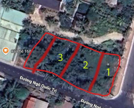 Đất cho thuê tại đường Ngô Quốc Trị, Trà Vinh - Mặt tiền rộng, thích hợp kinh doanh!