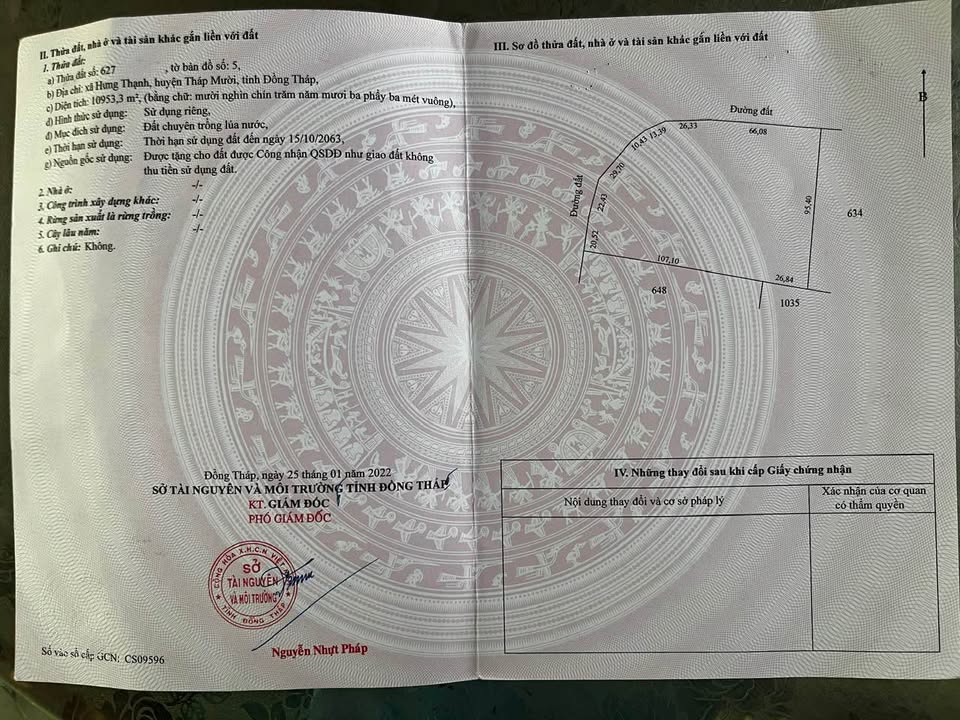 Đất Farm 11.000m² tại xã Phương Thịnh, Cao Lãnh - Giá chỉ 2.8 tỷ - Cơ hội đầu tư tuyệt vời!