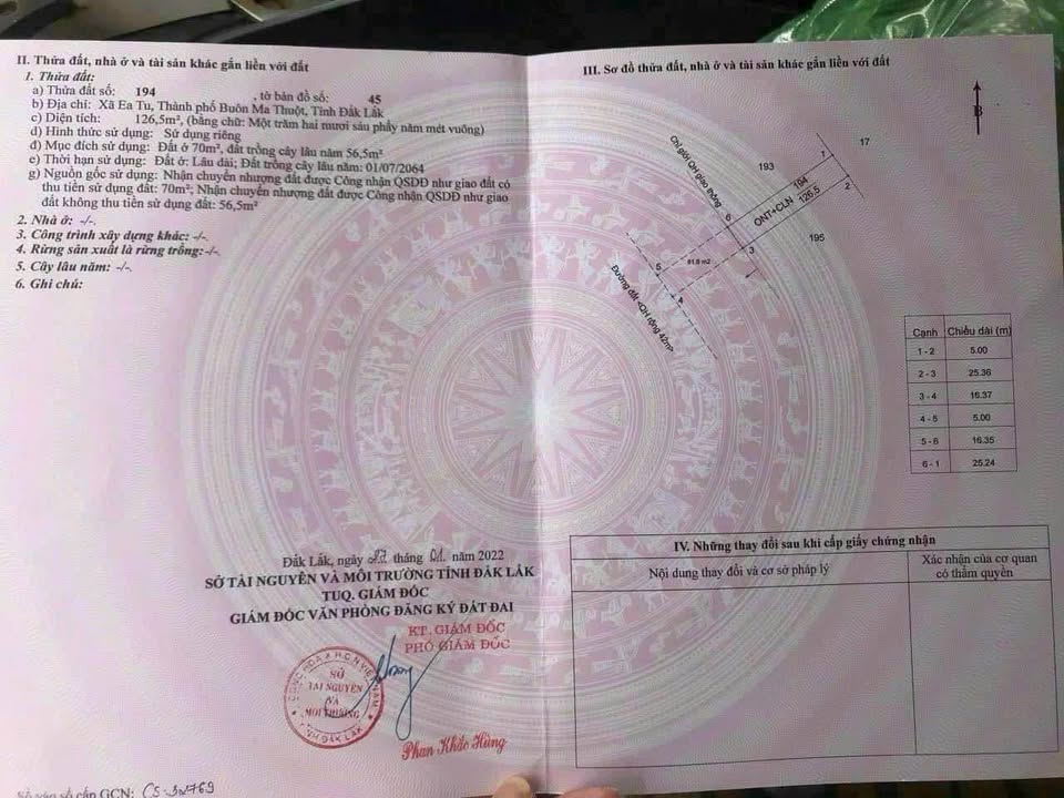 Đất mặt tiền Quốc Lộ 14-26, phường Tân An, 210m² giá 2.7 tỷ - Đầu tư sinh lời ngay!