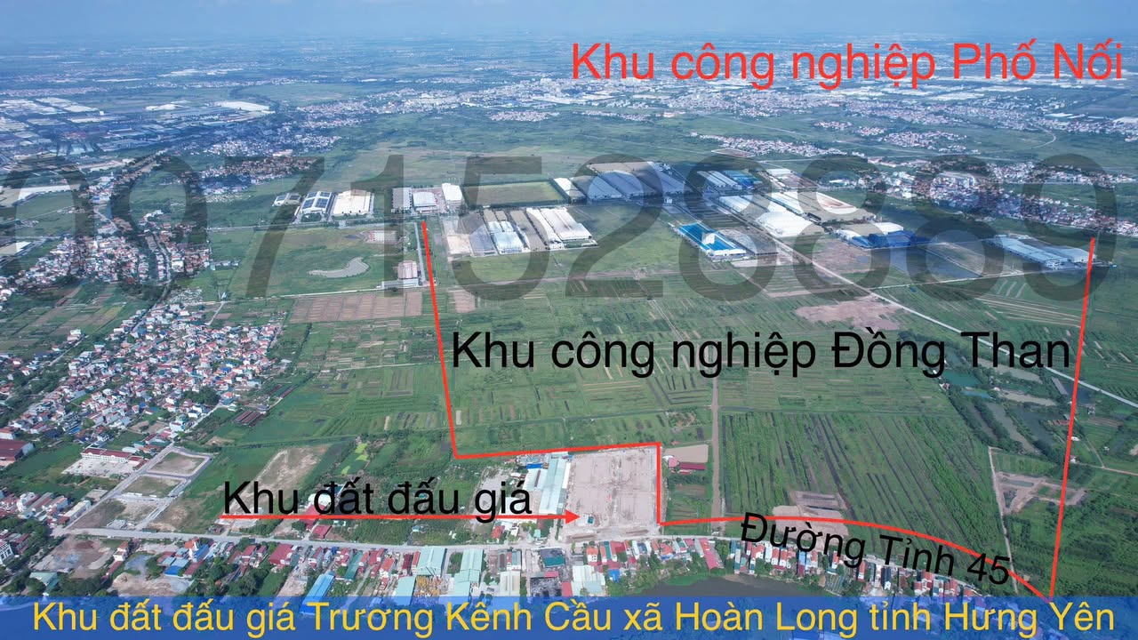 Đất nền khu giãn dân Trương Kênh Cầu Hưng Yên 80m² giá 1.824 tỷ - Cơ hội đầu tư hấp dẫn!