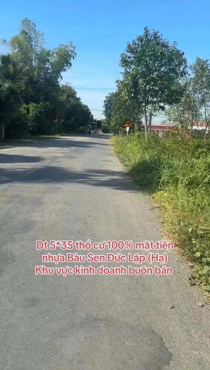 Đất nền mặt tiền Bàu Sen 175m² giá 1.7 tỷ - Cơ hội đầu tư tuyệt vời!