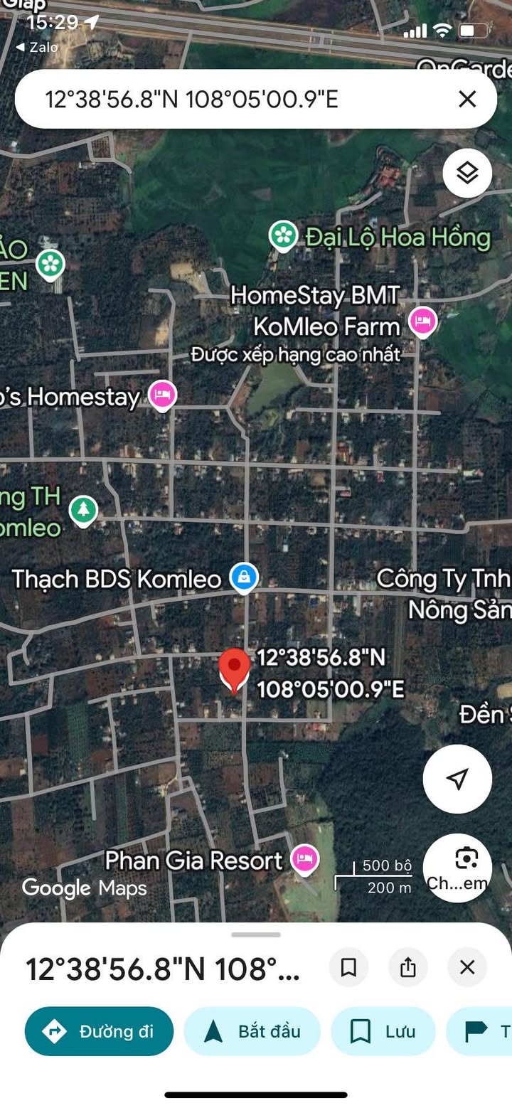 Bán đất mặt đường bê tông 5m - P. Tân Lập, Đắk Lắk 265m² giá 1.05 tỷ - Đầu tư sinh lời cao!