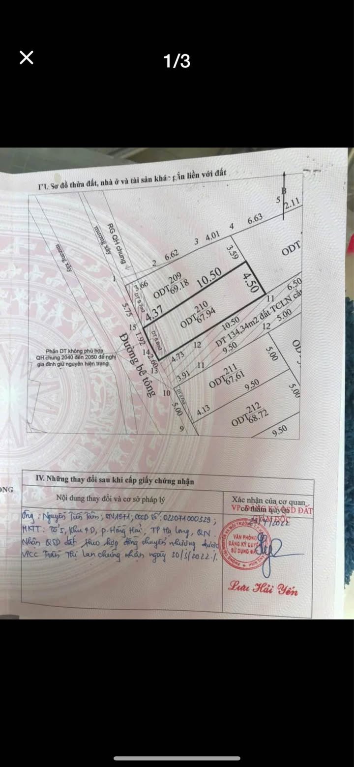 Đất nền Hạ Long 67.9m² giá 1.58 tỷ - Lô góc 2 mặt tiền đẹp