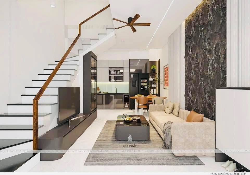 Nhà 3 tầng Trần Lãm, Thái Bình 40m² giá 2.05 tỷ - Thiết kế hiện đại, full nội thất!