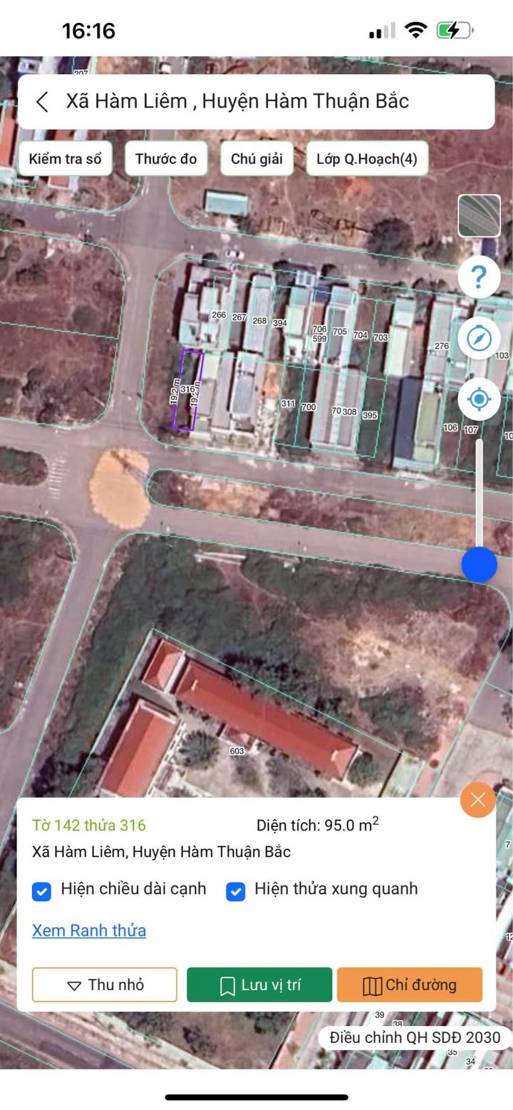 Đất nền TĐC Hàm Liêm 95m² giá 1 tỷ - Gần khu dân cư sầm uất!