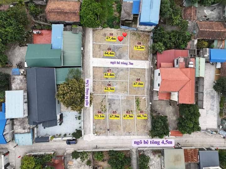 Đất thổ cư Thôn Vài, Hợp Thanh, 67.4m² giá 900 triệu - Cơ hội đầu tư hiếm có!