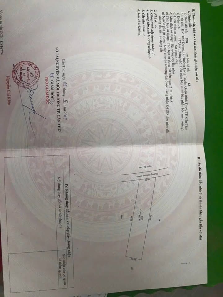 Đất nền phường Long Tuyền, quận Bình Thủy 500m² giá 2.5 tỷ - Pháp lý rõ ràng!