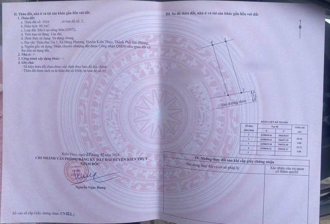 Đất nền Đại Trà 1, Đông Phương, 99m² giá 2 tỷ - Cơ hội đầu tư tuyệt vời!