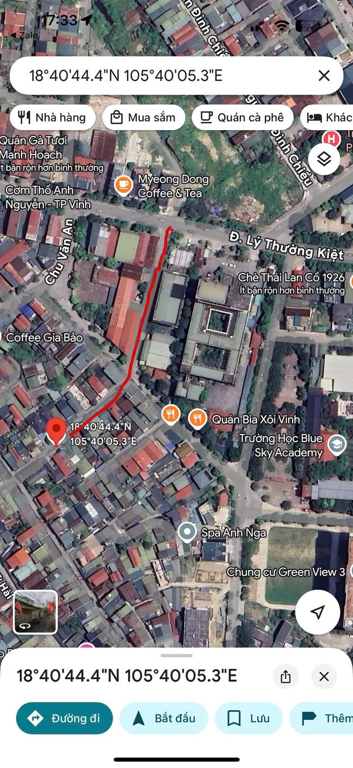 Nhà bán đường Lý Thường Kiệt, Vinh 98m² giá 4.x tỷ - Vị trí đắc địa, tiện ích đầy đủ!