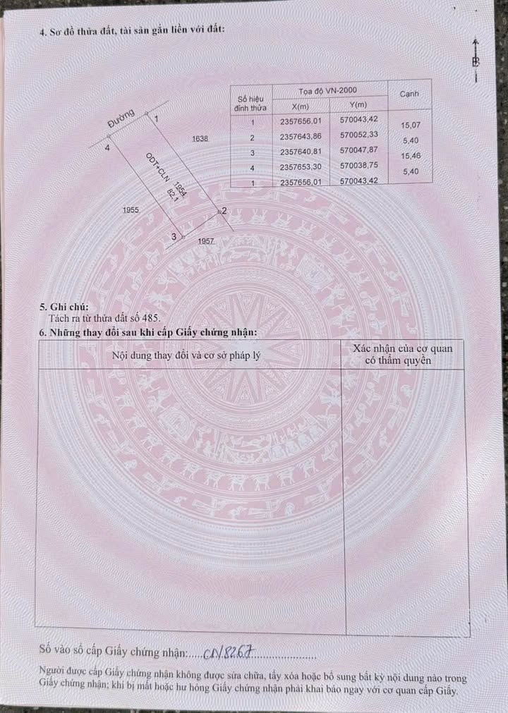 Đất dự án Tân Ngọc, Bình Xuyên 80m² giá 2 tỷ - Sổ đỏ chính chủ, vị trí đắc địa!