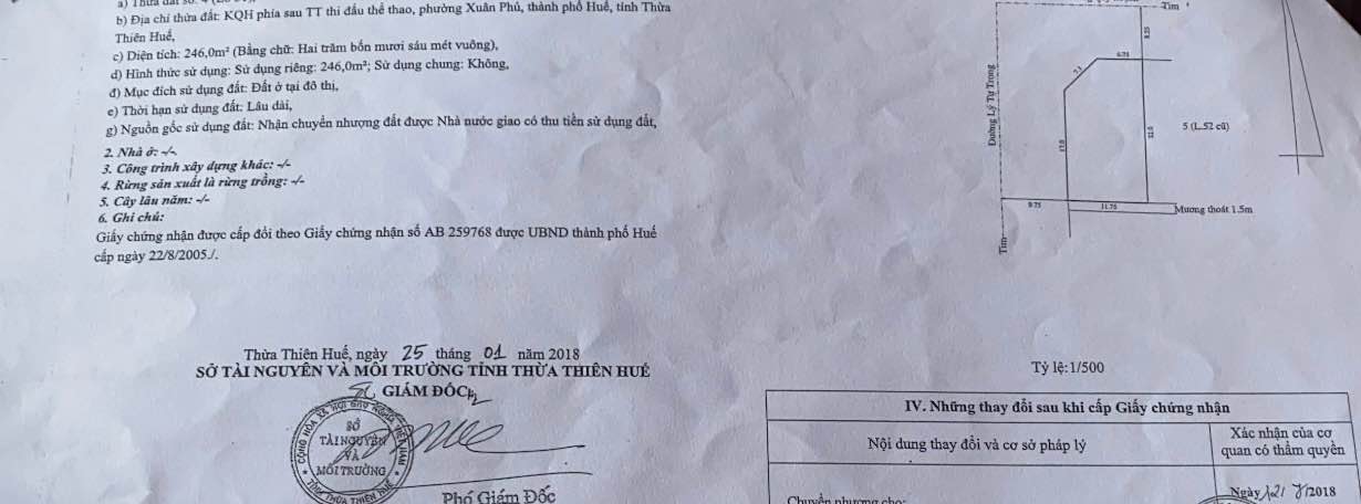 Cho thuê mặt tiền Lý Tự Trọng, Huế 10 triệu/tháng - Lô góc 2 mặt tiền, hỗ trợ 2 tháng đầu!