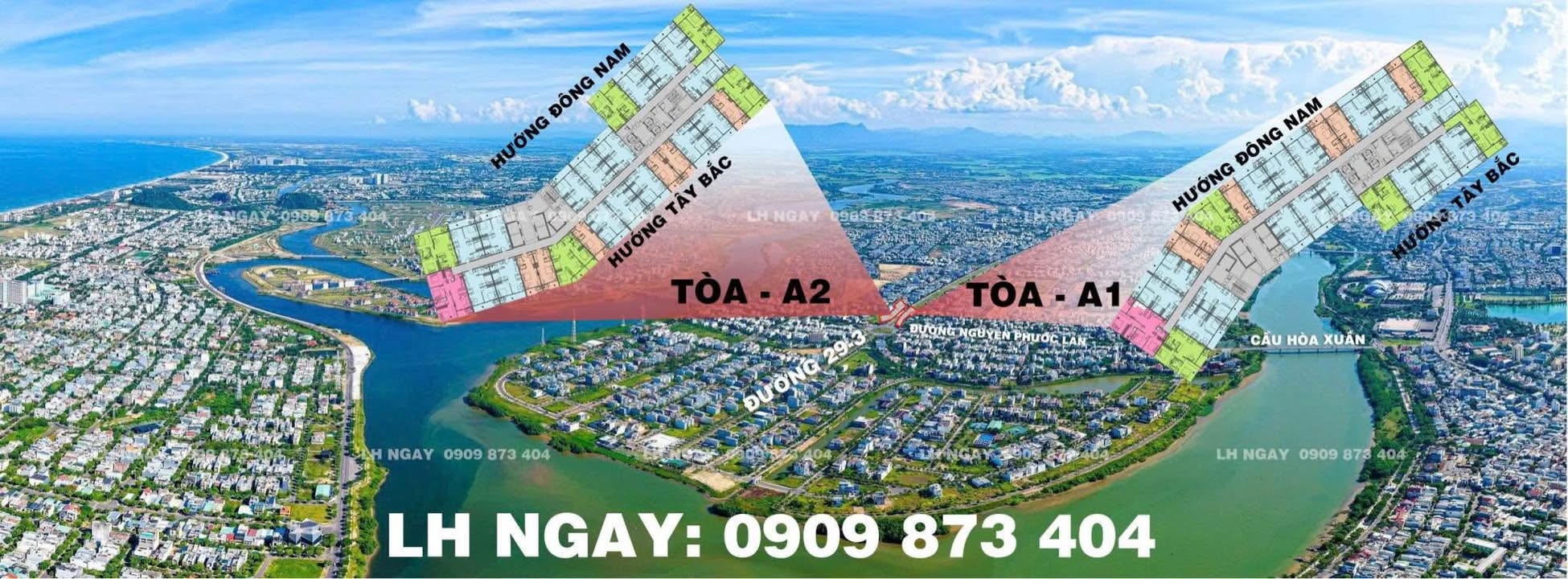 Căn hộ Hòa Xuân 55m² giá 2.4 tỷ - Vị trí đắc địa ngay trung tâm Đà Nẵng!