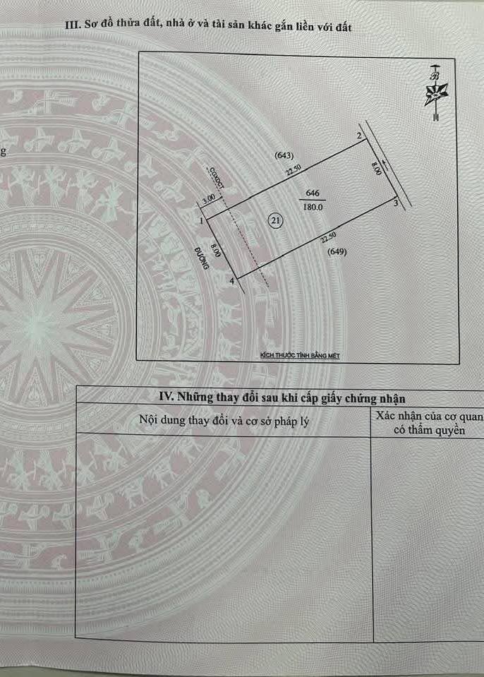 Đất đấu giá xóm Xuân Hoa, Vinh Phú 180m² - Hướng Tây Nam, giá thỏa thuận hấp dẫn!