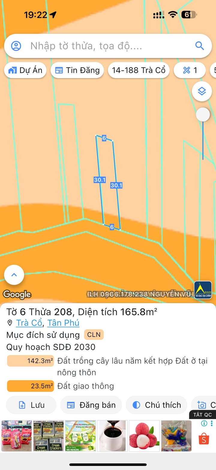 Đất mặt tiền Trương Công Định Cẩm Mỹ 180m² giá 850 triệu - Đầu tư sinh lời ngay!