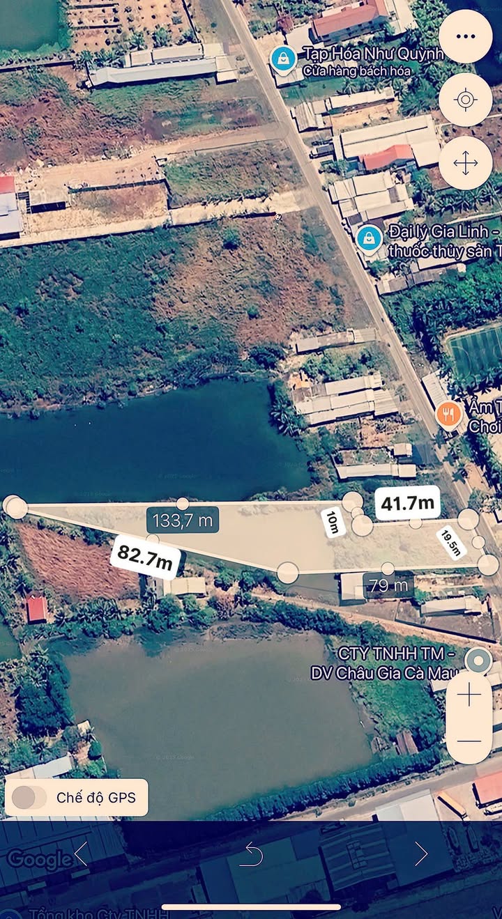 Đất mặt tiền Đường Huỳnh Thúc Kháng, Cà Mau 2763m² - Chính chủ, giá tốt!