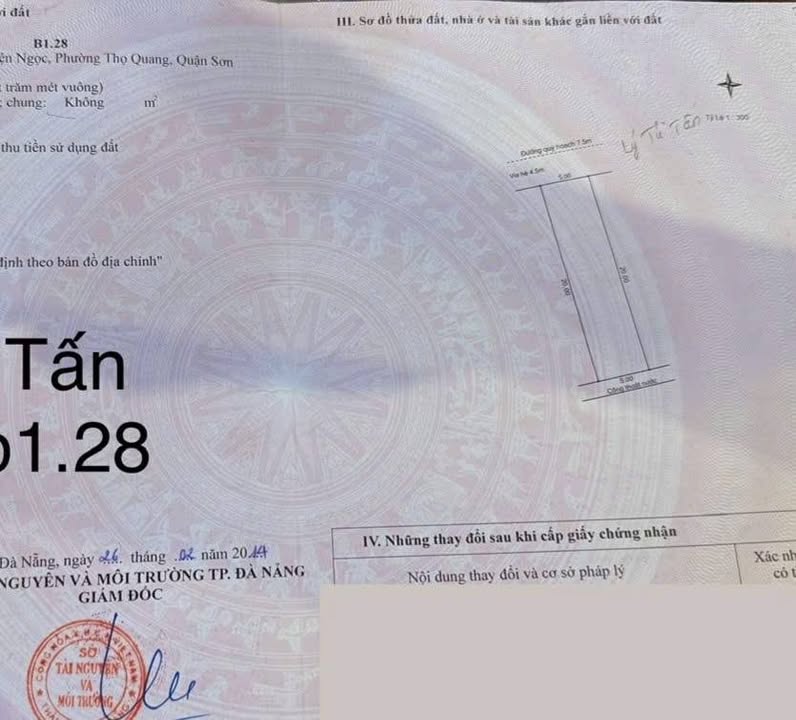 Đất nền đường Lý Tử Tấn, Sơn Trà 200m² giá 16.5 tỷ - Cơ hội đầu tư tuyệt vời!