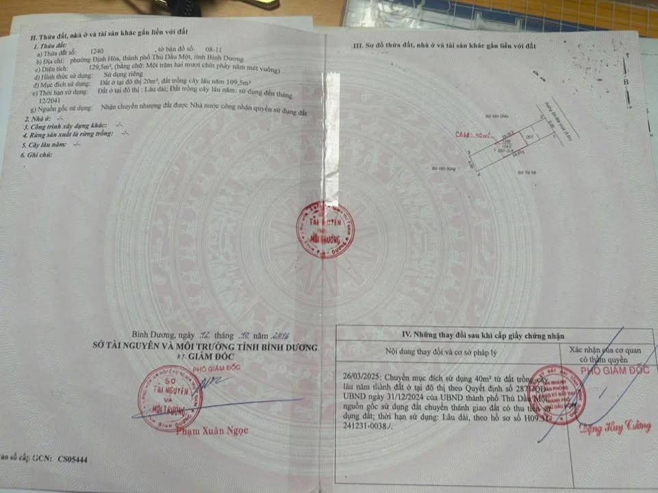 Đất mặt tiền DX68 Định Hòa 125m² giá 2.3 tỷ - Cơ hội đầu tư tuyệt vời!