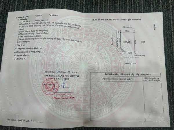 Đất ô góc 2 mặt tiền KĐT Bến Gót, Việt Trì 145,5m² giá 26.31 tỷ - Cơ hội đầu tư không thể bỏ qua!