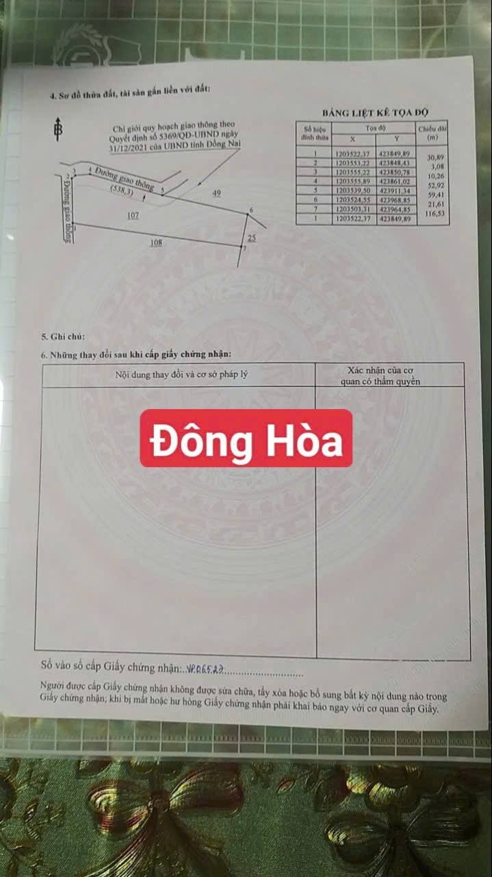 Đất nền Hưng Thịnh Trảng Bom 3351m² giá 750 triệu - Đầu tư sinh lời ngay!