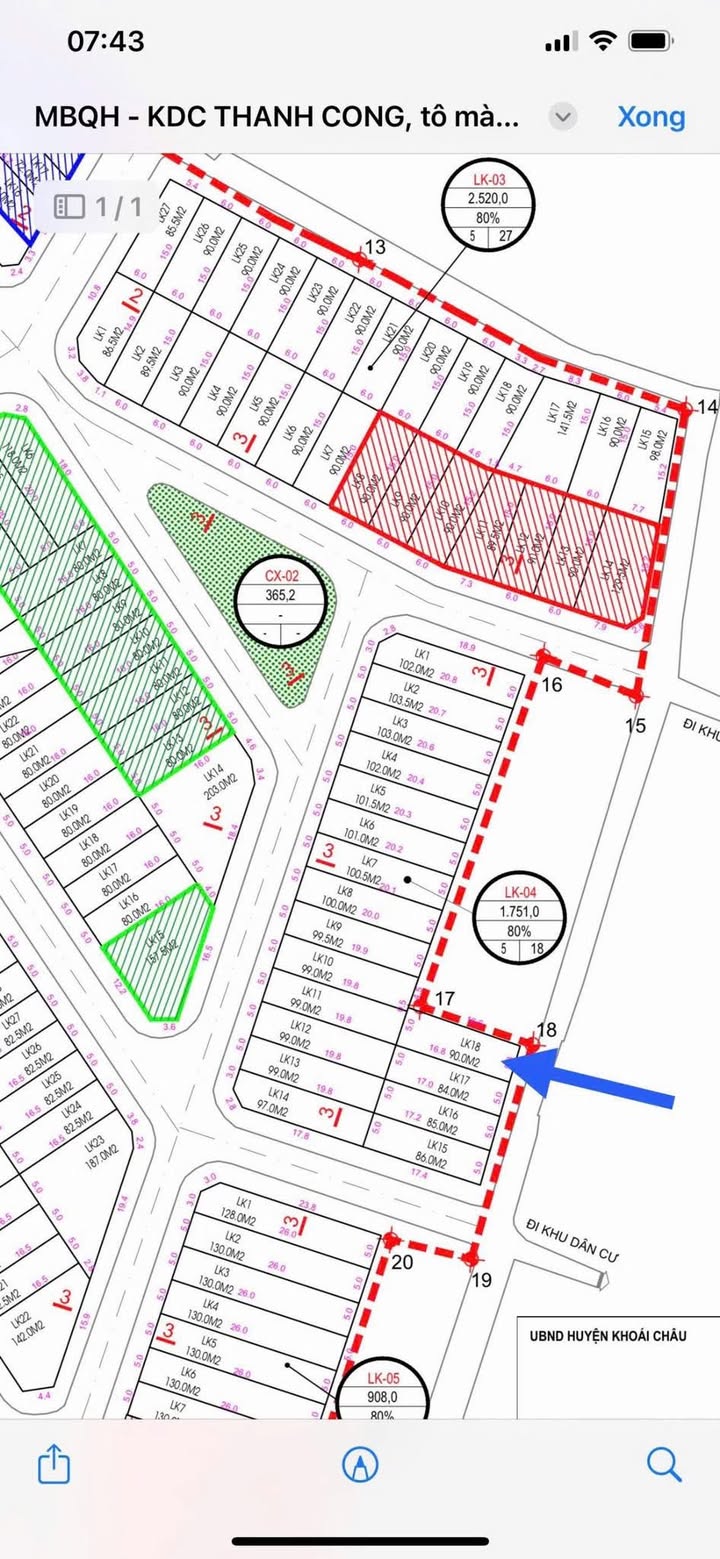 Đất nền 90m² tại Nguyễn Huệ, Khoái Châu - Giá 2 tỷ, đầu tư sinh lời!