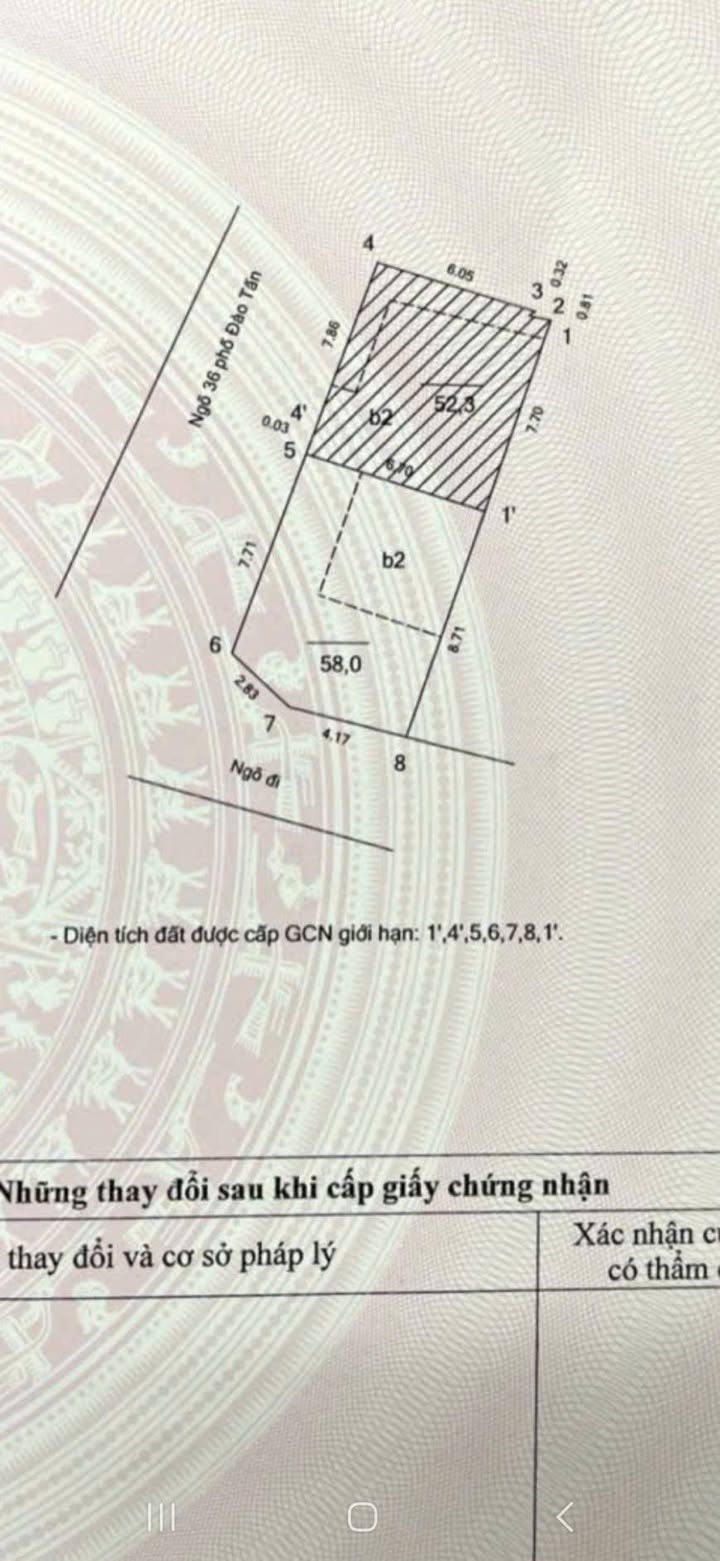 Bán tòa nhà FrontHouse Ngõ 36 Đào Tấn, Ba Đình 7 tầng - Doanh thu 170 triệu/tháng!