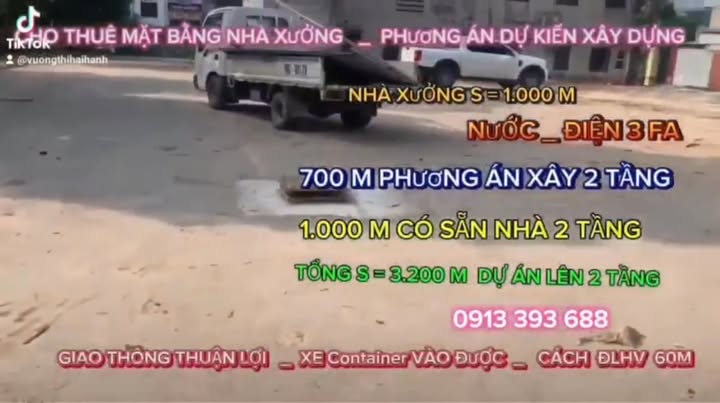 Cho thuê nhà xưởng 3000m² tại phường Vân Cơ, Việt Trì - Không gian sạch sẽ, thuận tiện sản xuất!