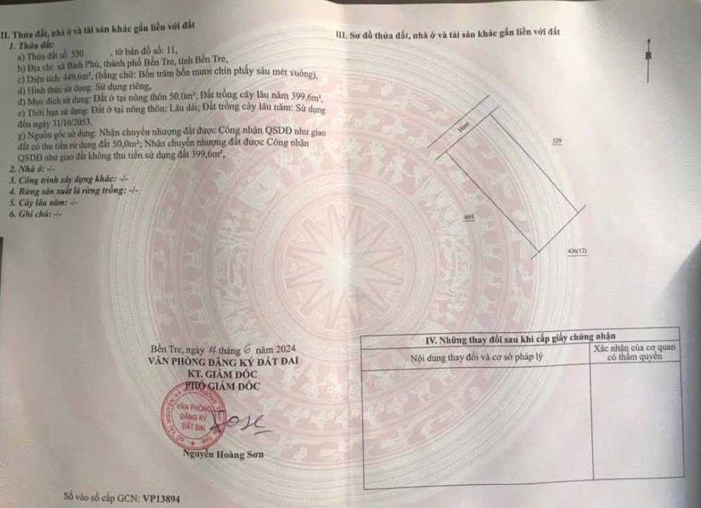 Đất nền biệt thự tại Bình Phú, Bến Tre 450m² - Giá tốt chỉ 1.5 tỷ!