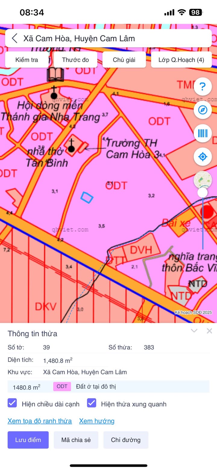 Đất nền Cam Hòa 1480m² giá 11.84 tỷ - Đầu tư sinh lời ngay!