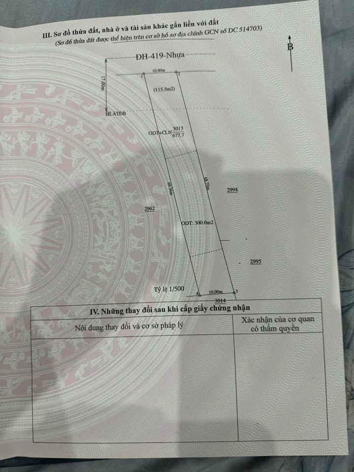 Đất nền mặt tiền DH 419 Vĩnh Tân 690m² giá 5.5 tỷ - Cơ hội đầu tư hấp dẫn!